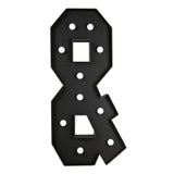 Giant LED Marquee Light Up Symbol &, Black 4ft Pre-Cut Foam Board with 10 Warm White#whtbkgd