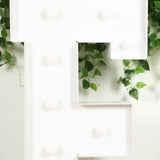 4ft White Large Marquee Light Up Letter F Mosaic Balloon Frame Pre-Cut Foam Board 10 Warm White