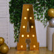 Giant LED Marquee Light Up Letter, Gold 4ft Pre-Cut Foam Board with 10 Warm White