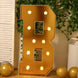 Giant LED Marquee Light Up Letter, Gold 4ft Pre-Cut Foam Board with 10 Warm