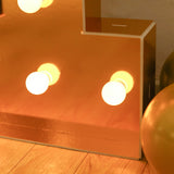 Giant LED Marquee Light Up Letter Gold 4ft Pre-Cut Foam Board with 10 Warm White