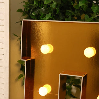 Décor Ideas with a Giant LED Marquee Letter