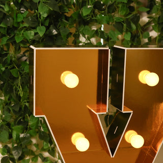 Décor Ideas with a Giant LED Marquee Letter