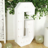 4ft White Large Marquee Light Up Letter G Mosaic Balloon Frame Pre-Cut Foam Board 10 Warm White