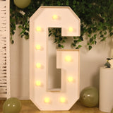 4ft White Large Marquee Light Up Letter G Mosaic Balloon Frame Pre-Cut Foam Board 10 Warm White