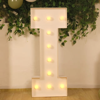 <span style="background-color:transparent;color:#000000;">Light Up Every Moment with 4ft White Marquee Light Up Letters</span>