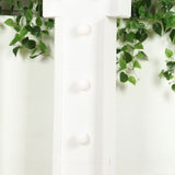 4ft White Large Marquee Light Up Letter L Mosaic Balloon Frame Pre-Cut Foam Board 10 Warm White