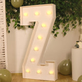 4ft White Large Marquee Light Up Number Z Mosaic Balloon Frame Pre-Cut Foam Board 10 Warm White