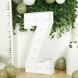 4ft White Large Marquee Light Up Number Z Mosaic Balloon Frame Pre-Cut Foam Board 10 Warm White