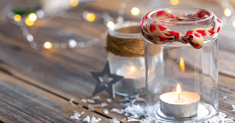 Winter Wonderland Candle Jars