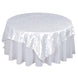 72x72Inch White Pintuck Table Overlay, Square Tablecloth Topper