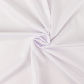 Elevate Your Event with the White Premium Scuba Wrinkle Free Square Tablecloth