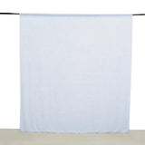 8ft White Premium Velvet Backdrop Stand Curtain Panel, Privacy Drape