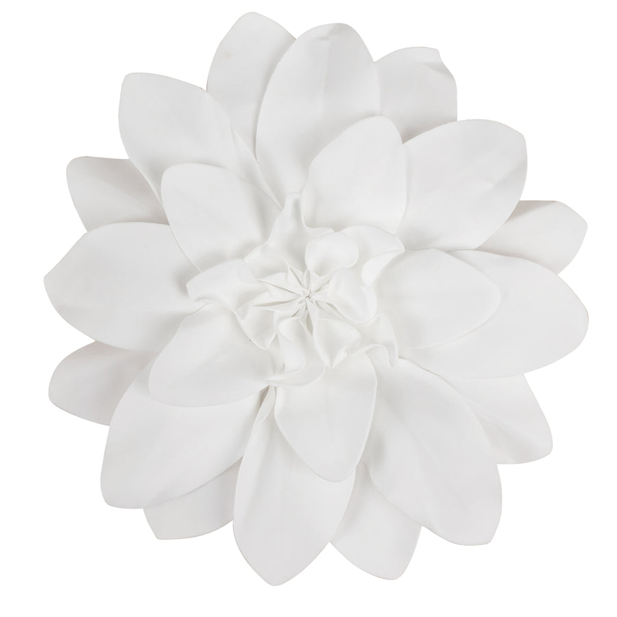 4 Pack | 16" White Real-Like Soft Foam Craft Daisy Flower Heads#whtbkgd