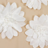 4 Pack | 16" White Real-Like Soft Foam Craft Daisy Flower Heads