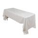 60"x126" White Rectangle Chambury Casa 100% Cotton Tablecloth