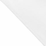 5 Pack | White Seamless Cloth Dinner Napkins, Wrinkle Resistant Linen | 17inchx17inch