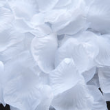 500 Pack | White Silk Rose Petals Table Confetti or Floor Scatters#whtbkgd