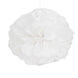 6 Pack 10" White Paper Tissue Fluffy Pom Pom Flower Balls#whtbkgd