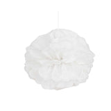 6 Pack 10" White Paper Tissue Fluffy Pom Pom Flower Balls