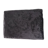 65inch x 5 Yards Black Soft Velvet Fabric Bolt, DIY Craft Fabric Roll