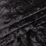 65inch x 5 Yards Black Soft Velvet Fabric Bolt, DIY Craft Fabric Roll