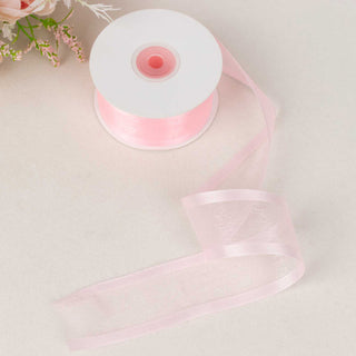 Elevate Your Event Decor with Blush Sheer Ribbon