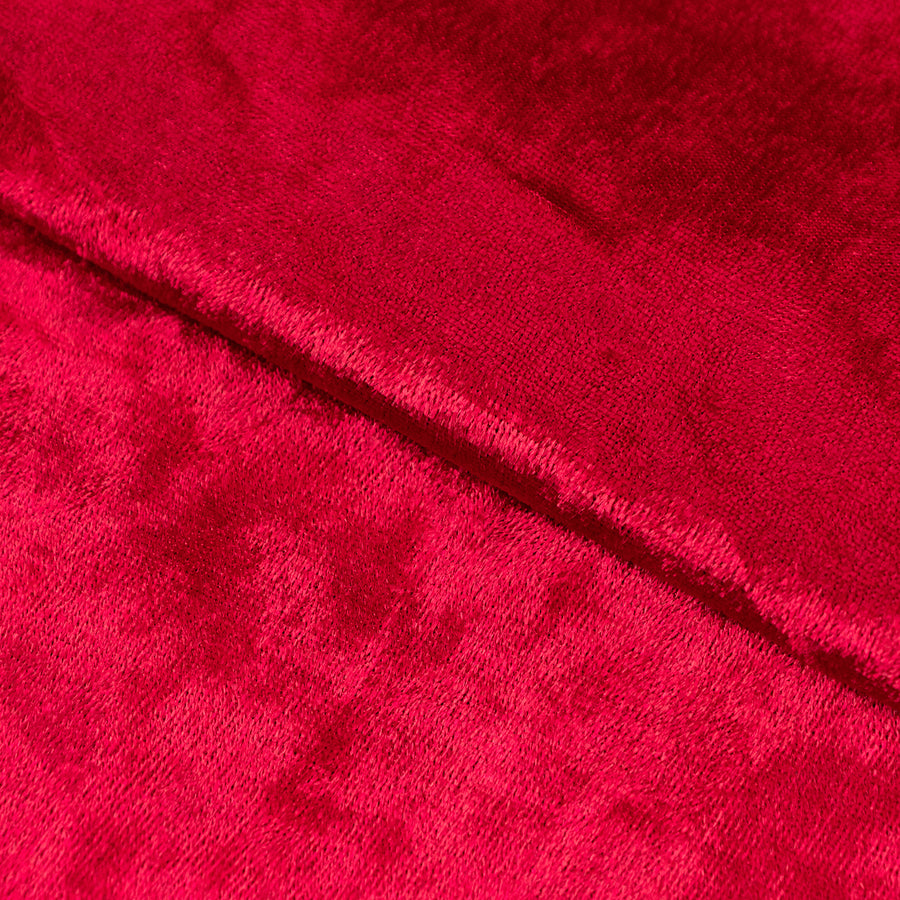 Elevate Your Event Decor with Burgundy Soft Velvet Fabric
