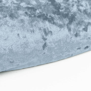 65"x5 Yards Dusty Blue Soft Velvet Fabric Bolt, DIY Craft Fabric Roll
