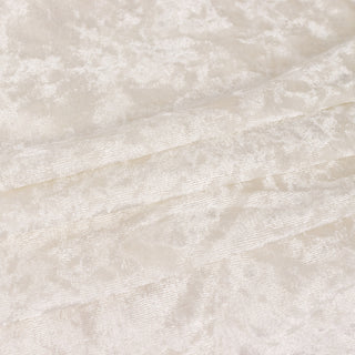 Create Unforgettable Wedding and Party Decor with Ivory Soft Velvet Fabric