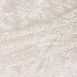 Create Unforgettable Wedding and Party Decor with Ivory Soft Velvet Fabric