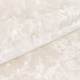 65inch x 5 Yards Ivory Soft Velvet Fabric Bolt, DIY Craft Fabric Roll