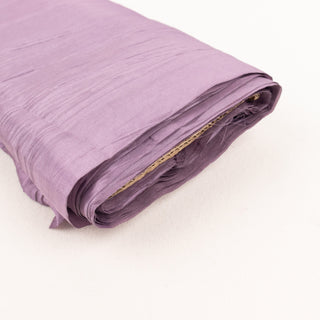 Elevate Your Event Decor with Violet Amethyst Accordion Crinkle Taffeta Fabric Bolt