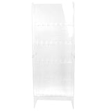 5ft Clear Acrylic 5-Tier Champagne Glass Holder Wall Stand, Wine Glass Standing Rack#whtbkgd