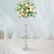 32inch Gold / Clear Acrylic Crystal Flower Bowl Pedestal Stand