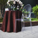 Clear Acrylic Banquet Ghost Chair With Oval Back, Transparent Armless Event Accent Chair