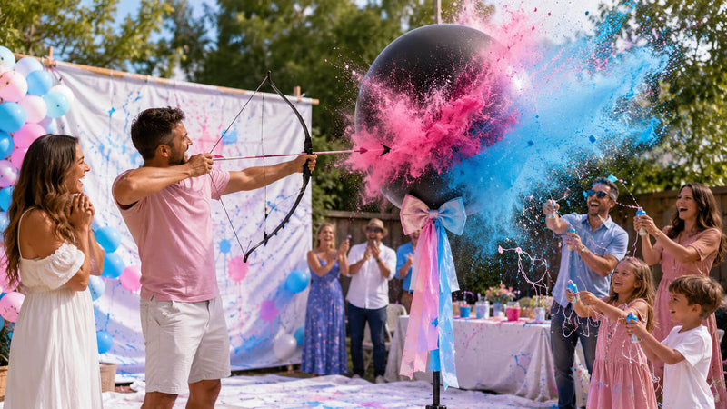 Gender Reveal Balloon Burst