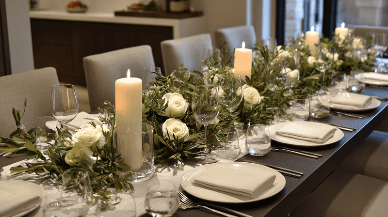 Adding Napkins and Place Cards Table