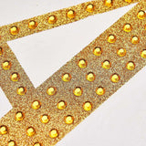 6inch Gold Decorative Rhinestone Alphabet Letter Stickers DIY Crafts - V