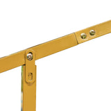 8ft x 12ft Curved Wave Wedding Arch Backdrop Stand – Gold Heavy-Duty Metal Frame for Event