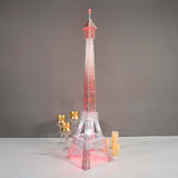 59 inch Color Changing LED Metal Eiffel Tower