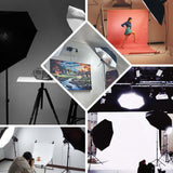 600W Professional Photography Video Studio Continuous Light Kit With Umbrellas