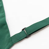 Green Premium Polyester Cooking Chef Apron with Adjustable Neck and Long Ties