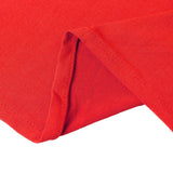 Stretch Spandex 5ft Round Tablecloth Red - Durable Form-Fitting Table Cover