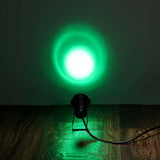 6W Multi-Color RGB LED Backdrop Uplight, Outdoor Landscape Spotlight With Remote Control