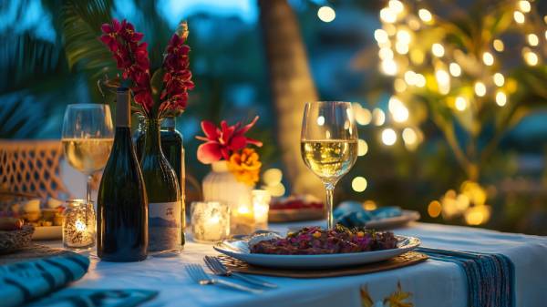 anniversary date decor ideas- vacation