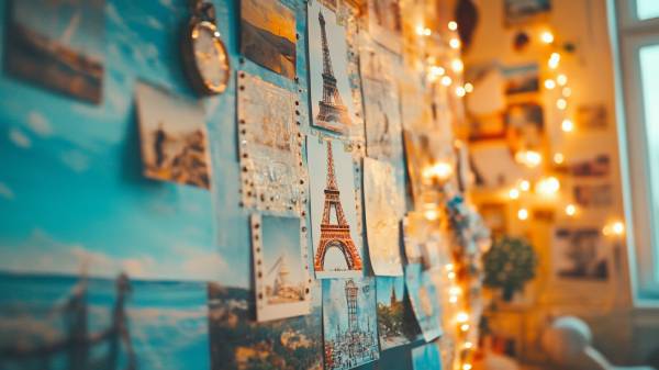 anniversary date decor ideas- vision board