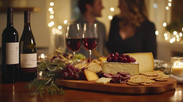 anniversary date ideas- wine and cheese tasting