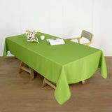 60"x102" Apple Green Polyester Rectangular Tablecloth