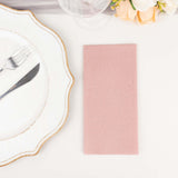 20 Pack | Dusty Rose Soft Linen-Feel Airlaid Paper Dinner Napkins